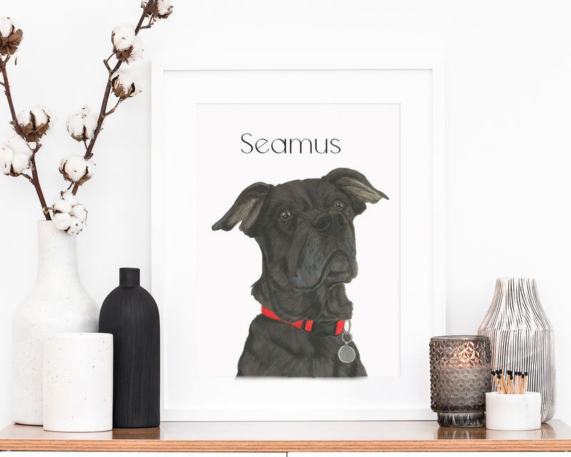 Personalized Cane Corso Fine Art Prints