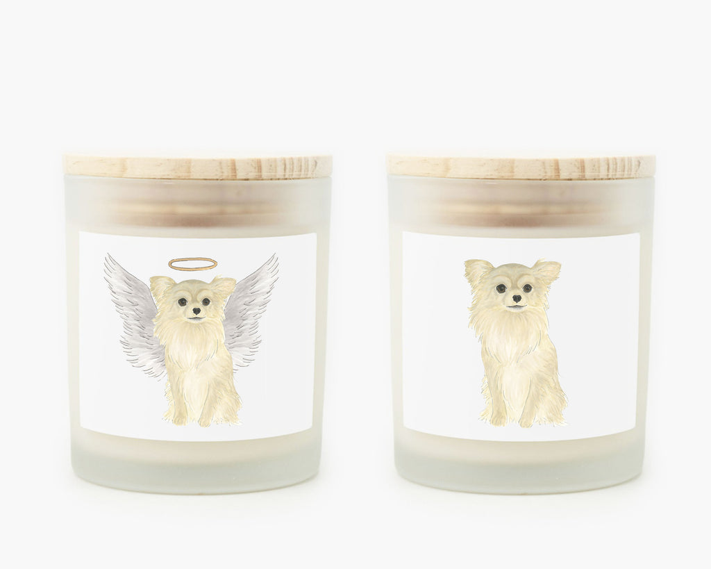 Chihuahua (Long Haired, Fawn) Candle