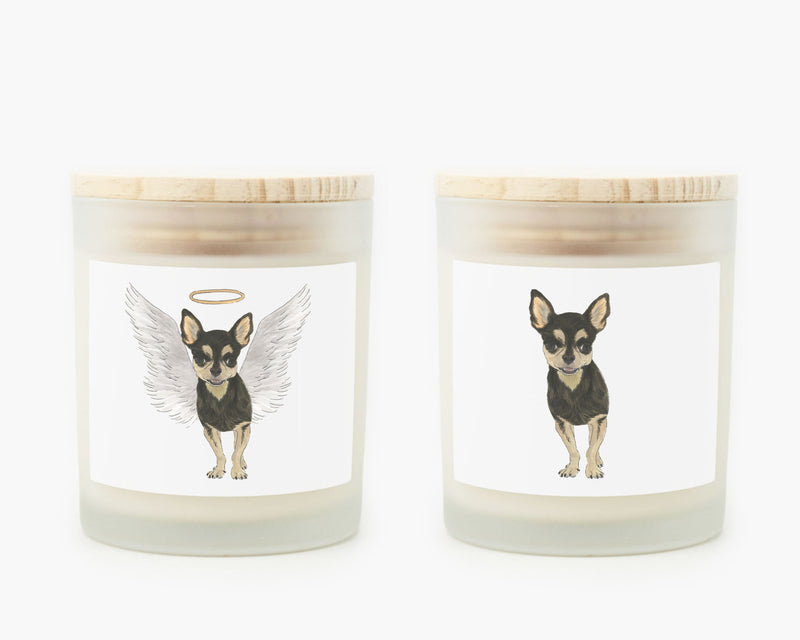 Chihuahua (Short Haired, Tricolor) Candle