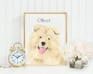 Personalized Chow Chow Fine Art Prints