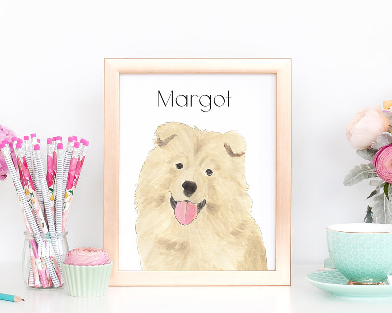 Personalized Chow Chow Fine Art Prints