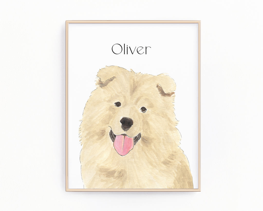 Personalized Chow Chow Fine Art Prints