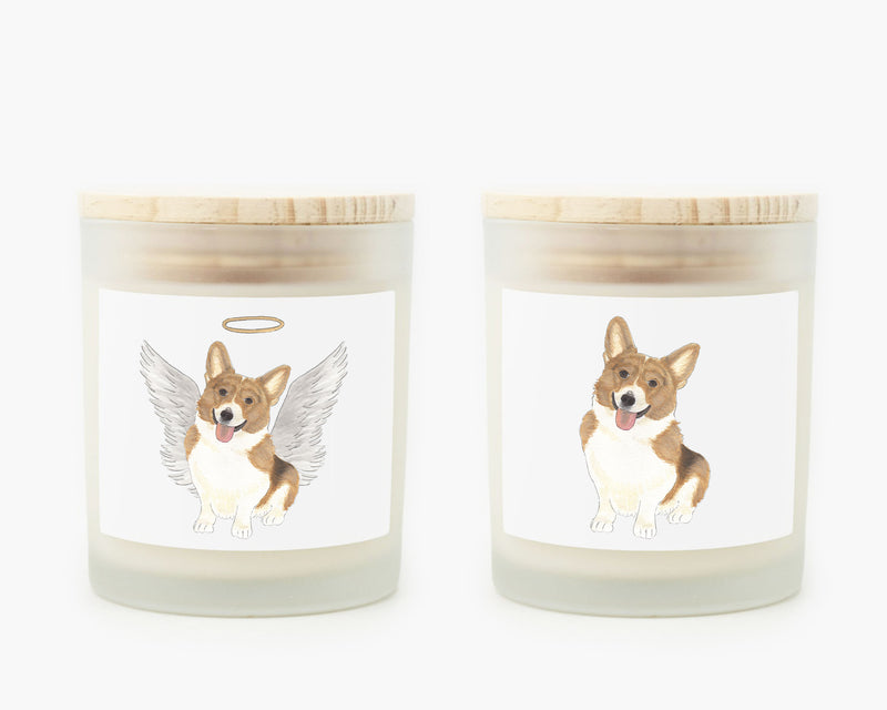 Corgi (Red & White) Candle