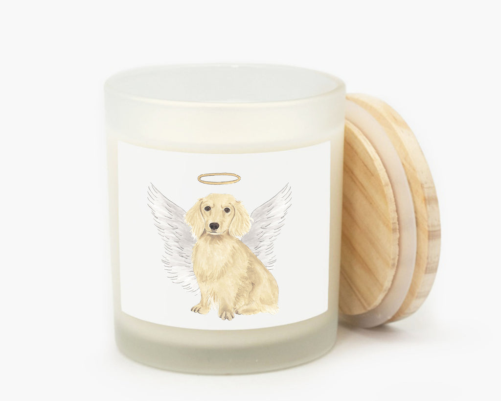 Dachshund (Long Haired, Fawn) Candle