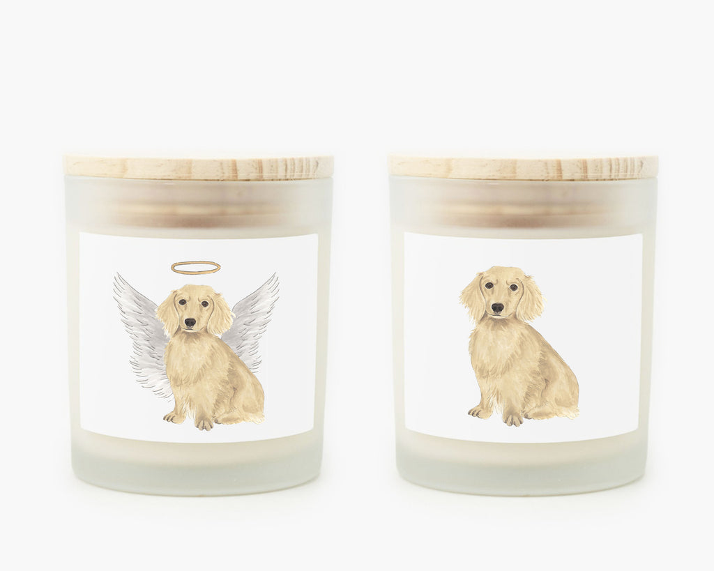 Dachshund (Long Haired, Fawn) Candle