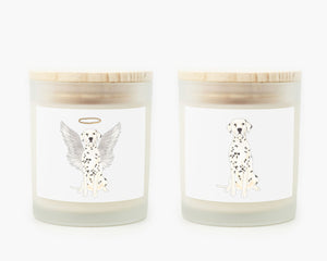 Dalmatian Candle