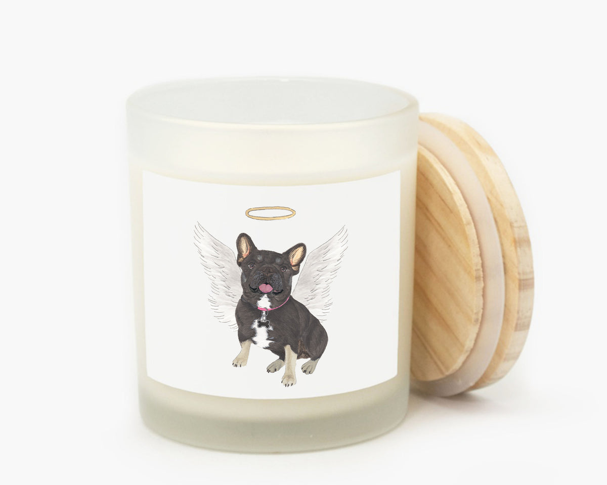 French Bulldog (Black & Tan Tricolor) Candle