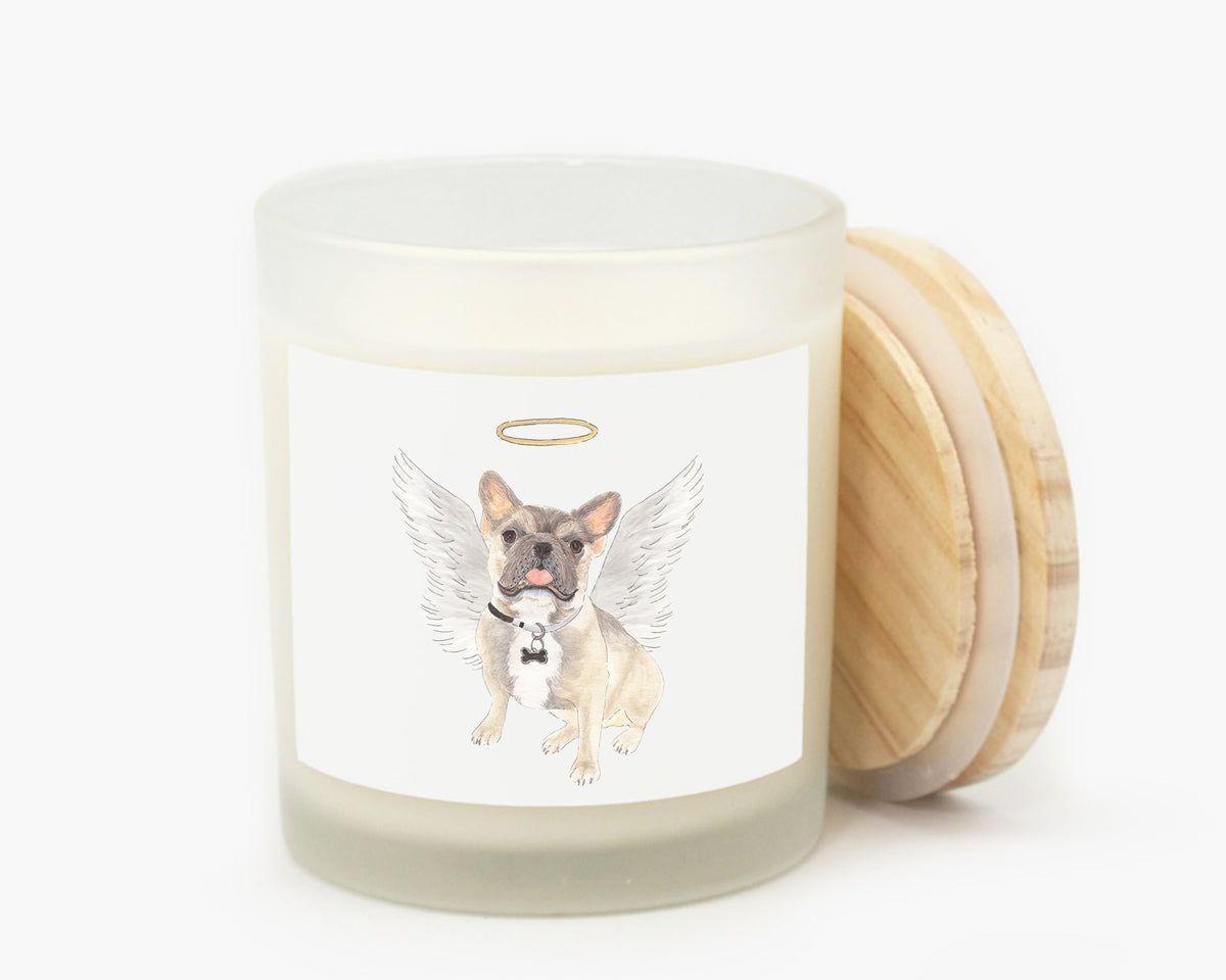 French Bulldog (Blue Fawn Tricolor) Candle