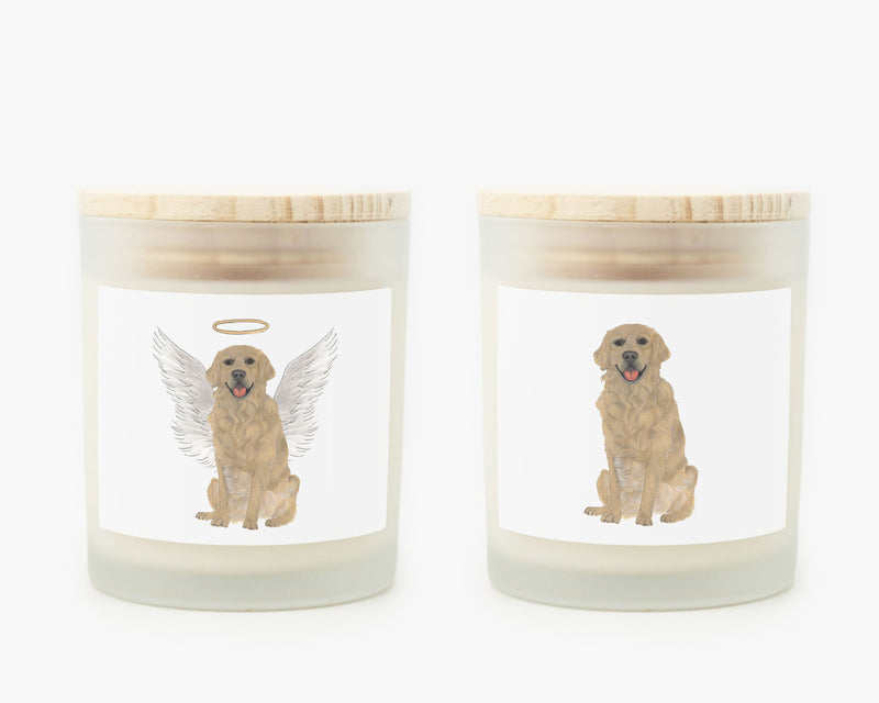 Golden Retriever Candle