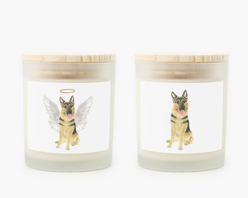 German Shepherd Candle