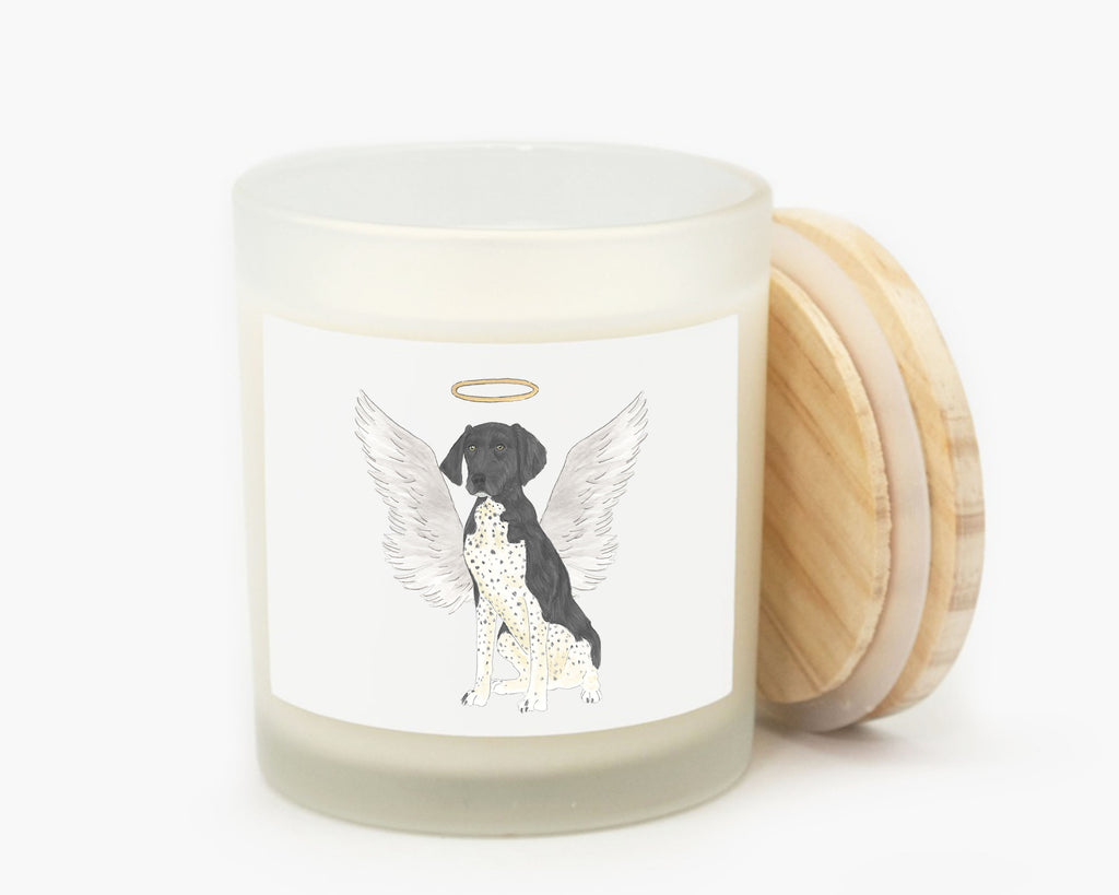 German Shorthaired Pointer (Black) Candle