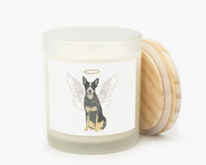 Heeler / Cattledog (Tricolor Blue) Candle