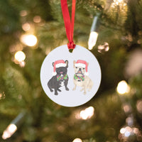 Personalized French Bulldog Christmas Ornament