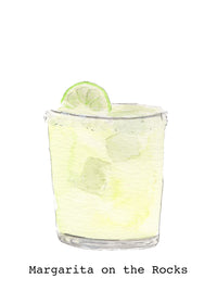 Watercolor Cocktail Fine Art Prints