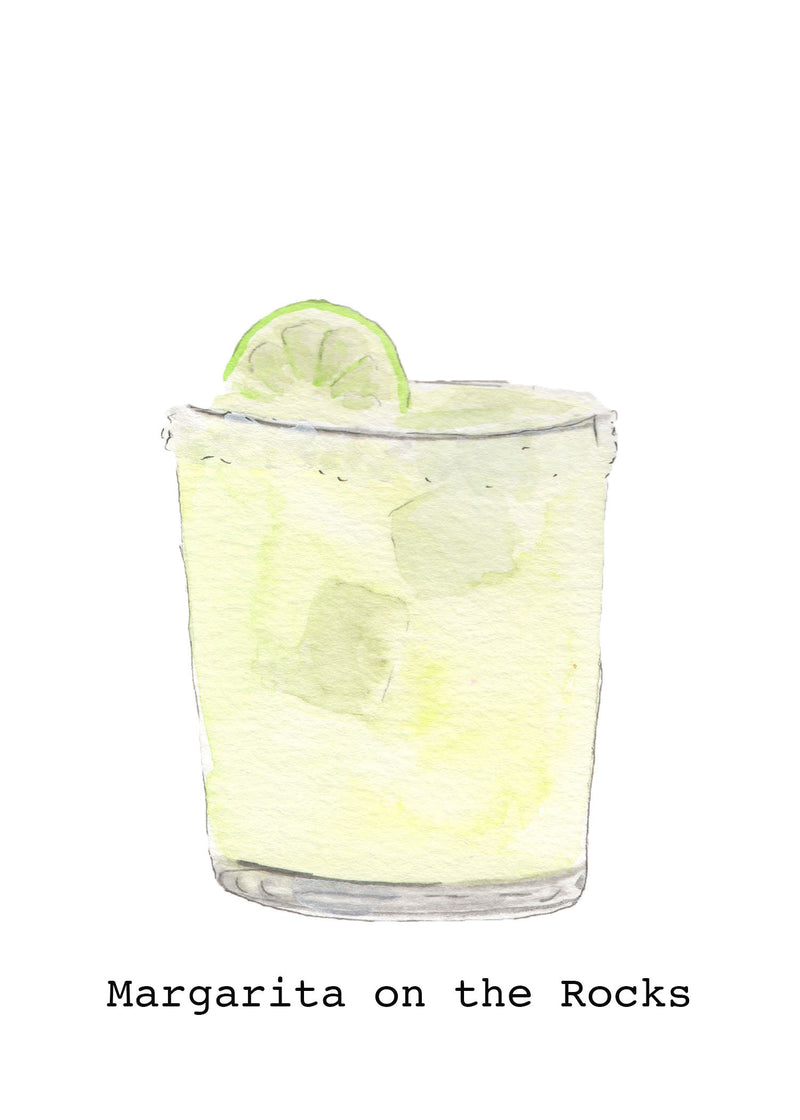 Watercolor Cocktail Fine Art Prints