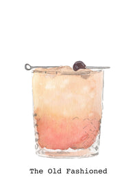 Watercolor Cocktail Fine Art Prints