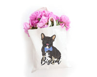 Personalized French Bulldog (Black & Tan Tricolor) Tote Bag