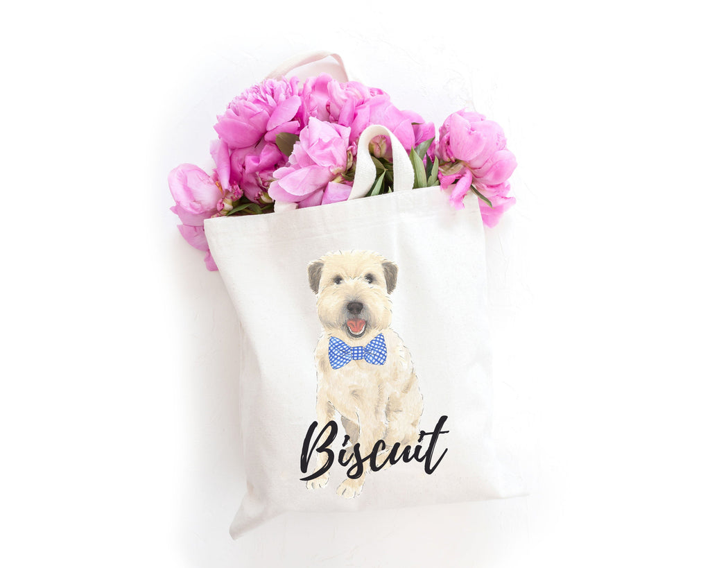 Personalized Wheaten Terrier Tote Bag