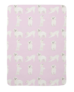 White Floof Fleece Baby Blanket
