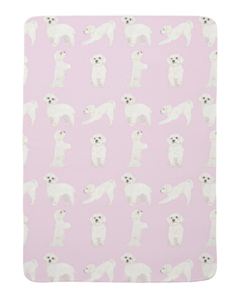 White Floof Fleece Baby Blanket