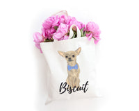 Personalized Chihuahua (Fawn) Tote Bag