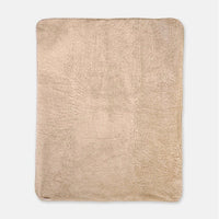 Doodle II (White) Sherpa Throw Blanket