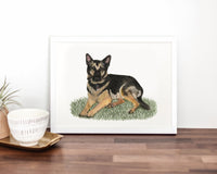 Custom Pet Painting (Landscape Style)