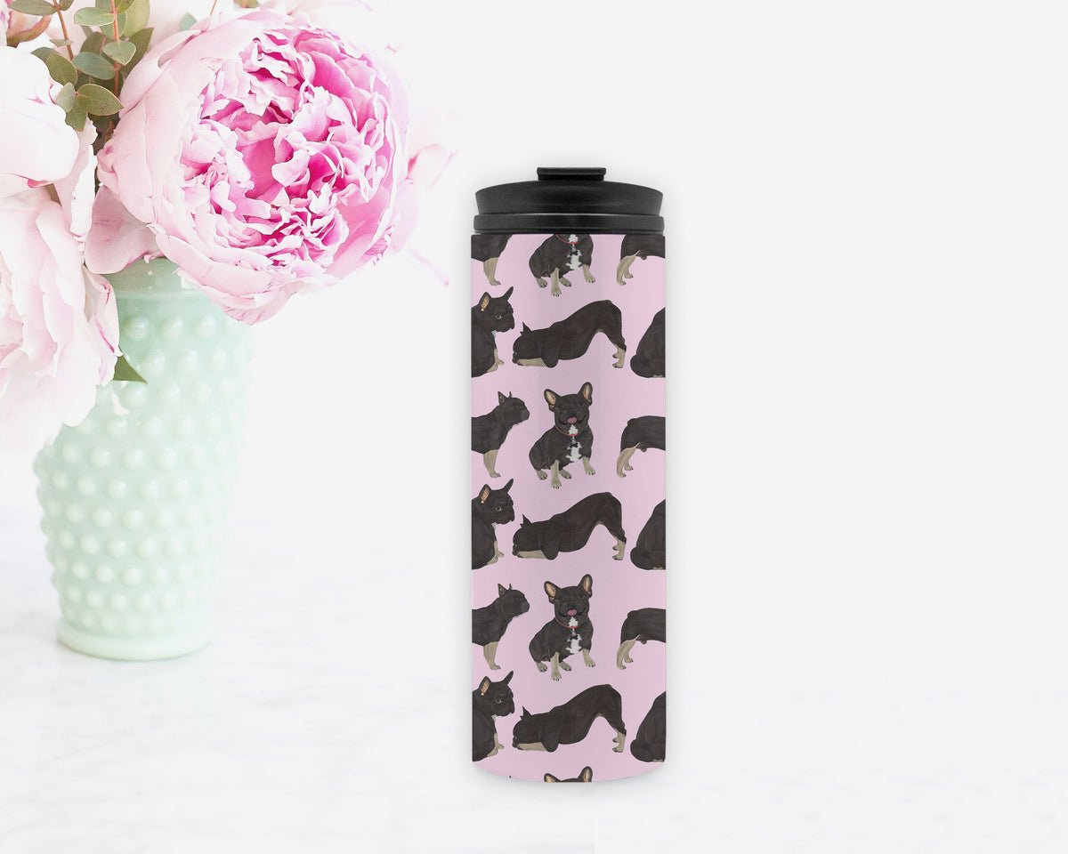 Black & Tan Tricolor French Bulldog Travel Mug