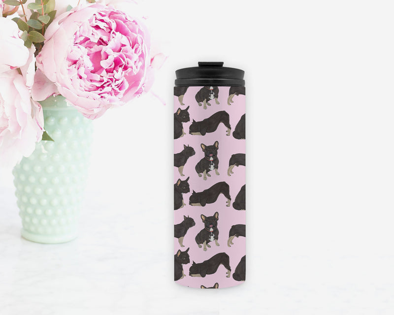 Black & Tan Tricolor French Bulldog Travel Mug