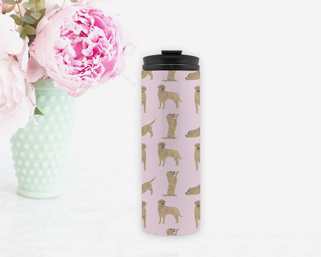 Golden Retriever Travel Coffee Mug