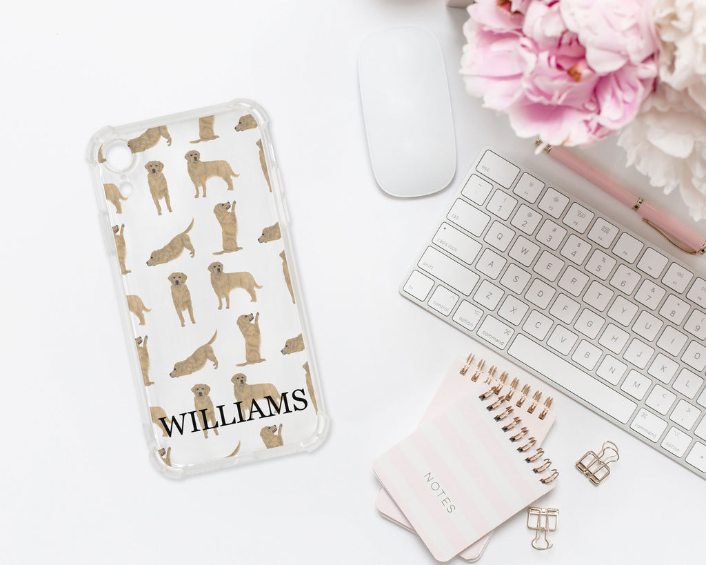 Personalized Golden Retriever Cell Phone Case