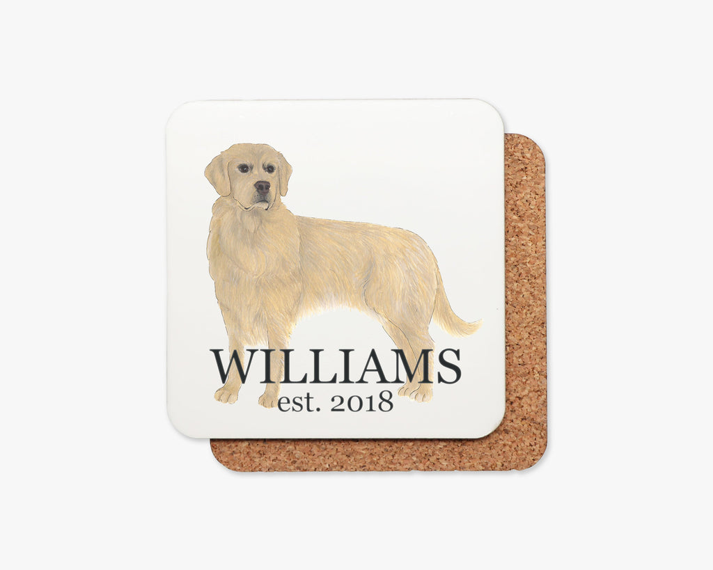 Custom Pet Painting Cork Back Coasters
