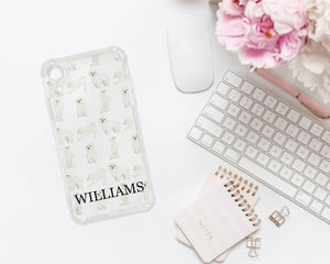 Personalized White Floof Cell Phone Case