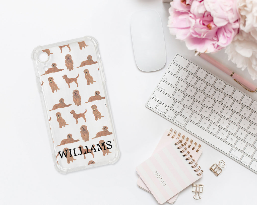 Personalized Golden Doodle Cell Phone Case