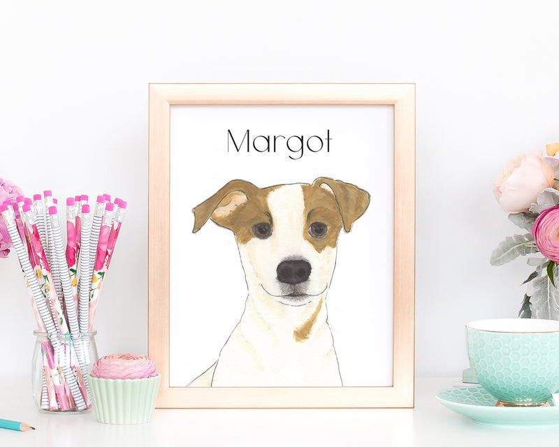 Personalized Jack Russell Terrier Fine Art Prints