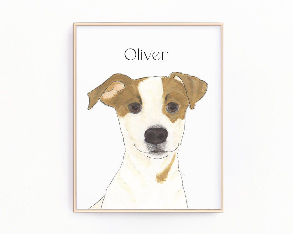 Personalized Jack Russell Terrier Fine Art Prints