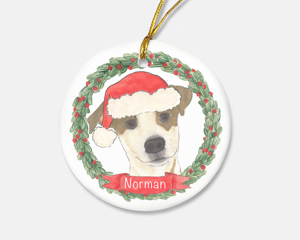 Personalized Jack Russell Christmas Ornament