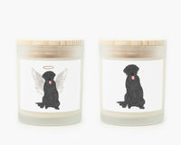 Labrador (Black) Candle