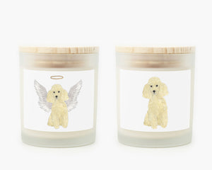 Poodle (Blonde) Candle