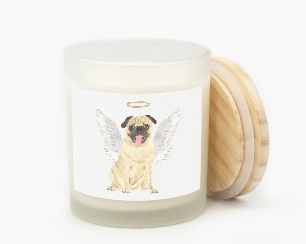 Pug Candle
