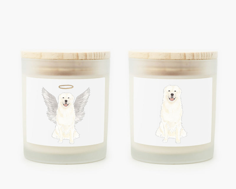 Great Pyrenees Candle