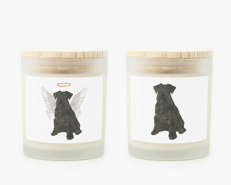 Schnauzer (Black) Candle