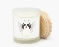 Shih Tzu (Black & White) Candle