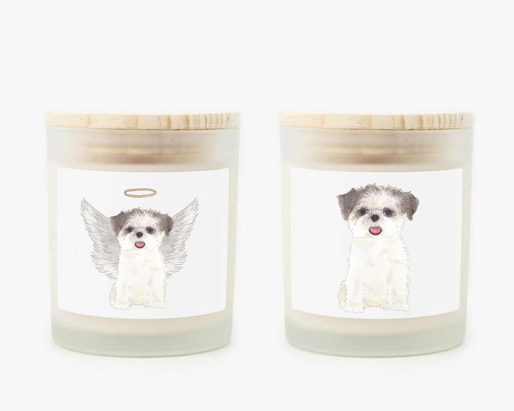 Shih Tzu (Brown & White) Candle
