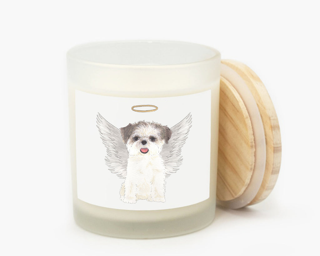 Shih Tzu (Brown & White) Candle