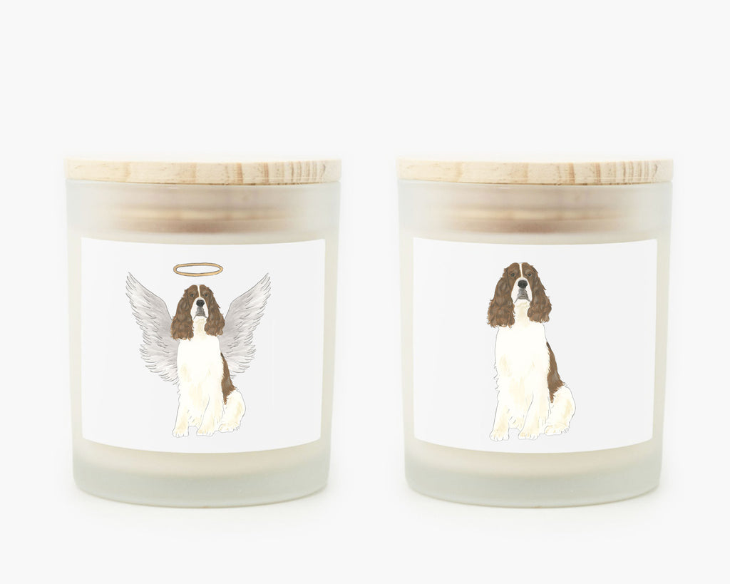 English Springer Spaniel (Liver & White) Candle